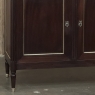 Antique French Louis XVI Mahogany Buffet with Carrara Marble