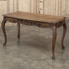 Antique Louis XV Country French Oak Coffee Table