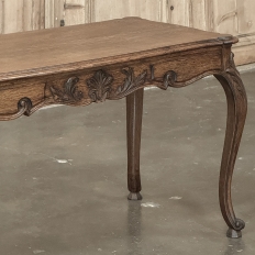Antique Louis XV Country French Oak Coffee Table