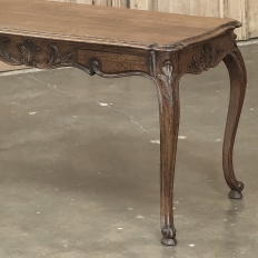 Antique Louis XV Country French Oak Coffee Table