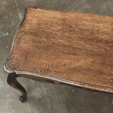 Antique Louis XV Country French Oak Coffee Table