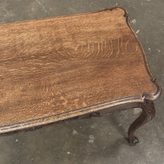 Antique Louis XV Country French Oak Coffee Table