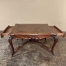 Antique French Louis XV Parquet Walnut Library Table ~ Center Table