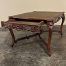 Antique French Louis XV Parquet Walnut Library Table ~ Center Table