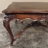 Antique French Louis XV Parquet Walnut Library Table ~ Center Table