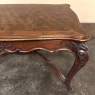 Antique French Louis XV Parquet Walnut Library Table ~ Center Table