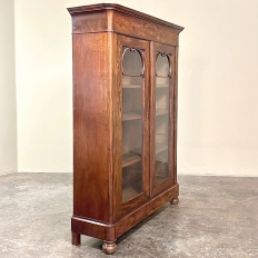 19th Century French Louis Philippe Period Mahogany Bookcase