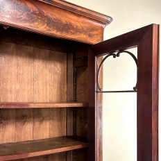 19th Century French Louis Philippe Period Mahogany Bookcase