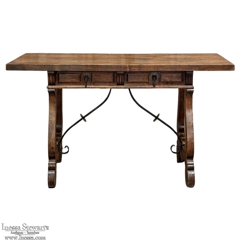 Antique Rustic Spanish Desk ~ Console ~ Sofa Table