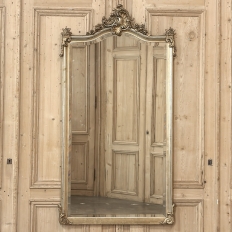 Antique French Louis XV Giltwood Mirror
