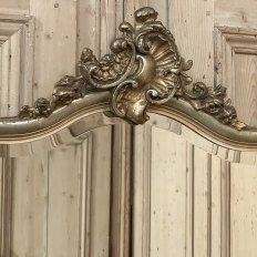 Antique French Louis XV Giltwood Mirror