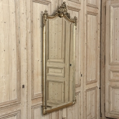 Antique French Louis XV Giltwood Mirror