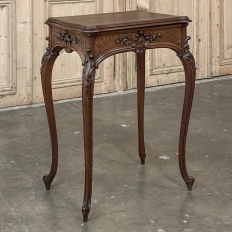 19th Century French Louis XIV Walnut Jewelry Stand