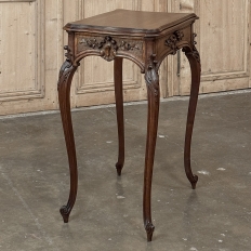 19th Century French Louis XIV Walnut Jewelry Stand