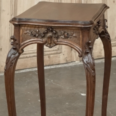 19th Century French Louis XIV Walnut Jewelry Stand