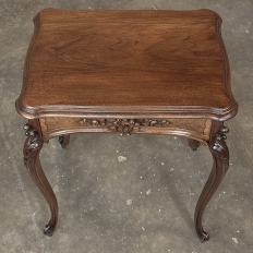 19th Century French Louis XIV Walnut Jewelry Stand