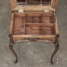 19th Century French Louis XIV Walnut Jewelry Stand