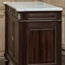 Antique French Louis XVI Mahogany Buffet with Carrara Marble