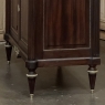 Antique French Louis XVI Mahogany Buffet with Carrara Marble