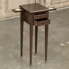 19th Century English Mahogany Gentleman's Side Table