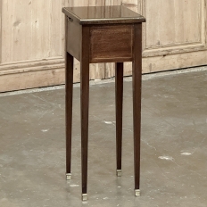 19th Century English Mahogany Gentleman's Side Table