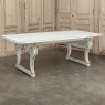 Antique French Louis XIV Painted Dining Table