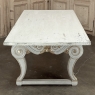 Antique French Louis XIV Painted Dining Table
