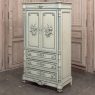 19th Century French Louis XVI Painted Wardrobe