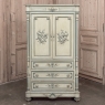 19th Century French Louis XVI Painted Wardrobe