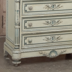 19th Century French Louis XVI Painted Wardrobe
