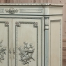 19th Century French Louis XVI Painted Wardrobe