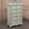 19th Century French Louis XVI Painted Wardrobe