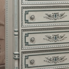 19th Century French Louis XVI Painted Wardrobe