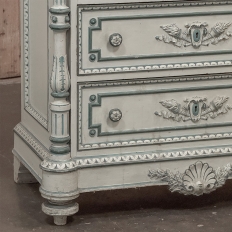 19th Century French Louis XVI Painted Wardrobe