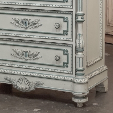 19th Century French Louis XVI Painted Wardrobe