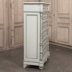 19th Century French Louis XVI Painted Wardrobe