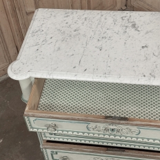 19th Century French Louis XVI Painted Wardrobe