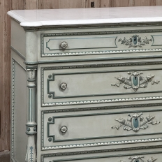 19th Century French Louis XVI Painted Wardrobe