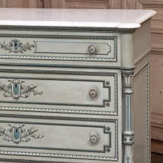 19th Century French Louis XVI Painted Wardrobe