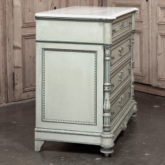 19th Century French Louis XVI Painted Wardrobe