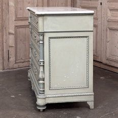 19th Century French Louis XVI Painted Wardrobe