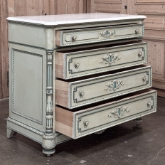 19th Century French Louis XVI Painted Wardrobe