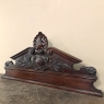 19th Century Italian Hand-Carved Walnut Decorative Crown