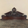 19th Century Italian Hand-Carved Walnut Decorative Crown