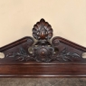 19th Century Italian Hand-Carved Walnut Decorative Crown