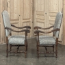 Pair Antique French Louis XIV Armchairs