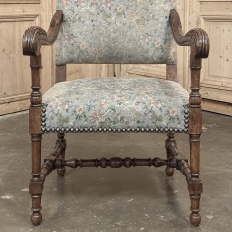 Pair Antique French Louis XIV Armchairs