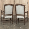 Pair Antique French Louis XIV Armchairs