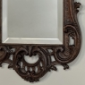 Antique French Louis XIV Carved Wood Mirror