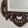 Antique French Louis XIV Carved Wood Mirror